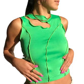 Sexy Party Back Lace Up Crop Top